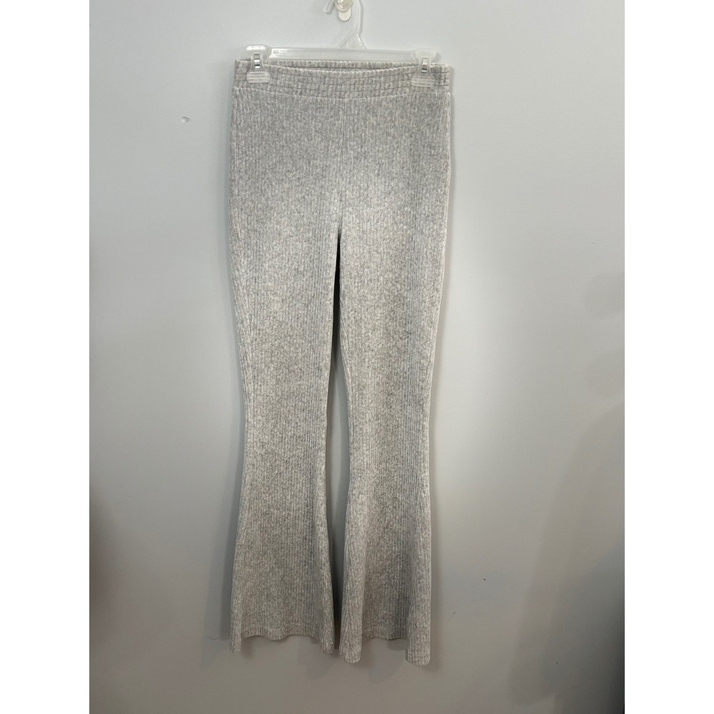 Aerie Gray Knit Flare Leggings